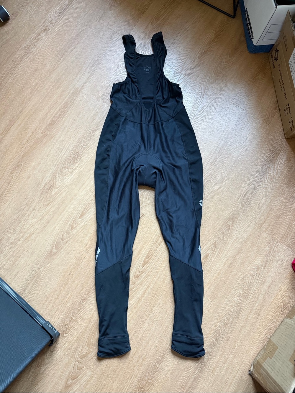 Pearl Izumi Elite Thermal Cycling Bib Tights Womens S Black Fleece Ankle Zip